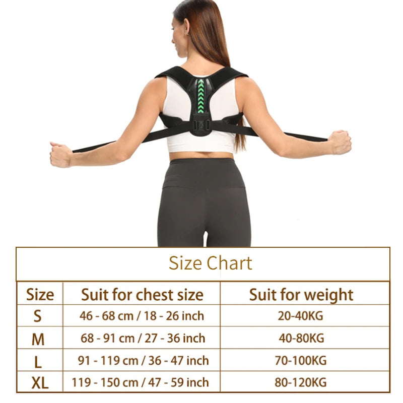 Adjustable Back Shoulder Corrector Belt