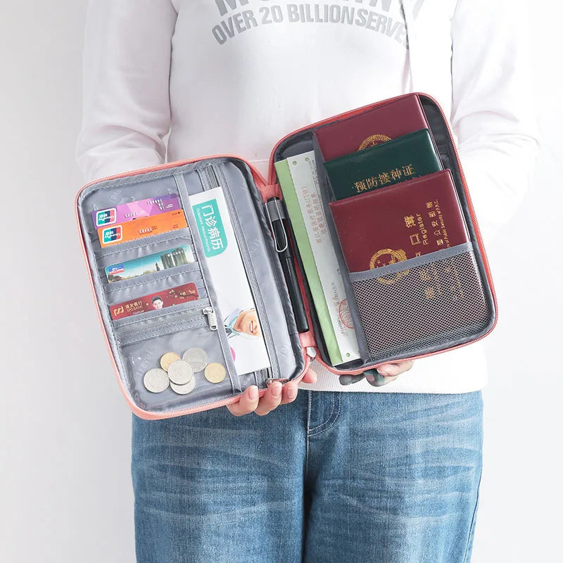 Travel Wallet Family Passport Holder