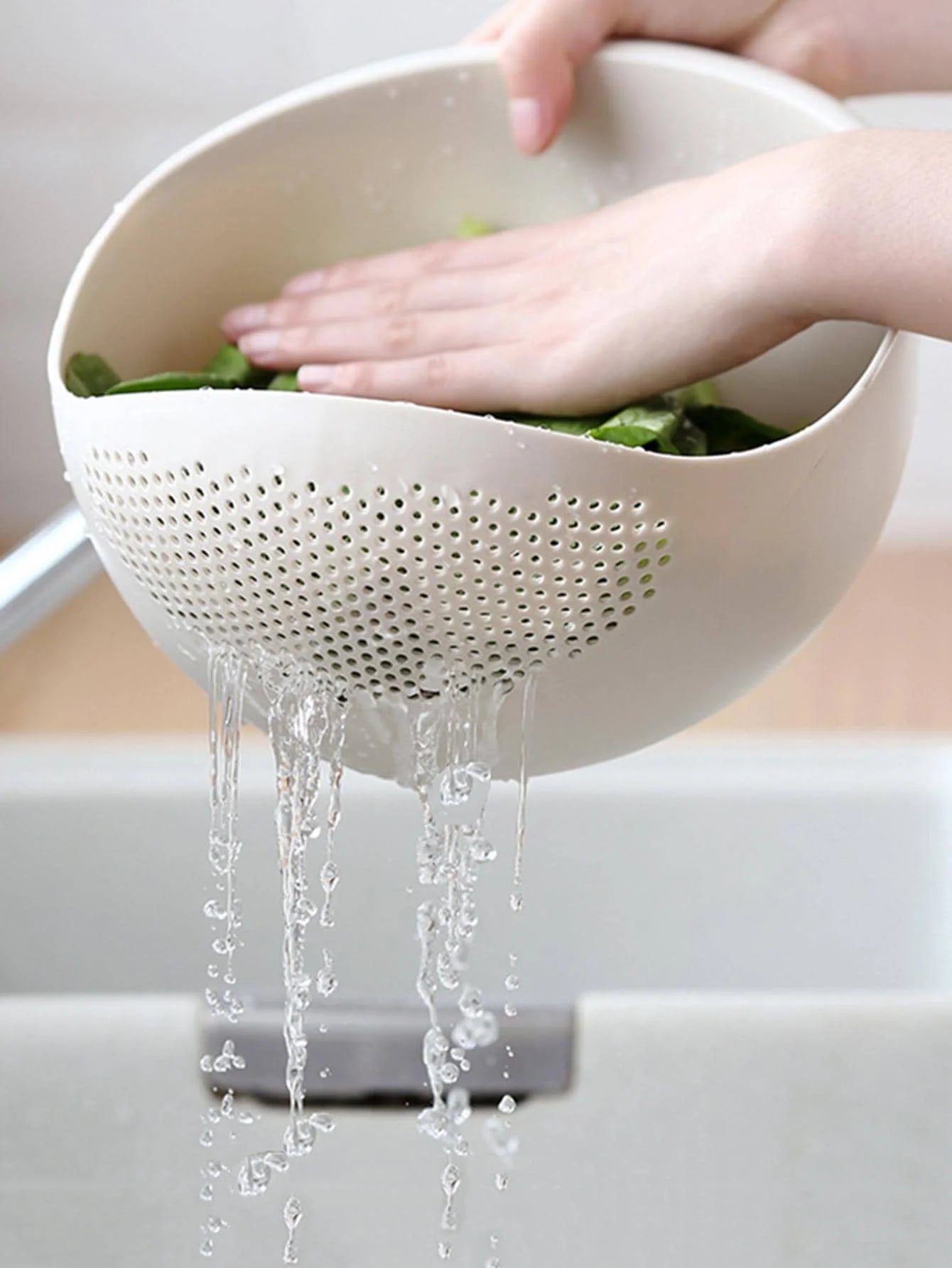 Silicone Rice Bowl Drain Basket