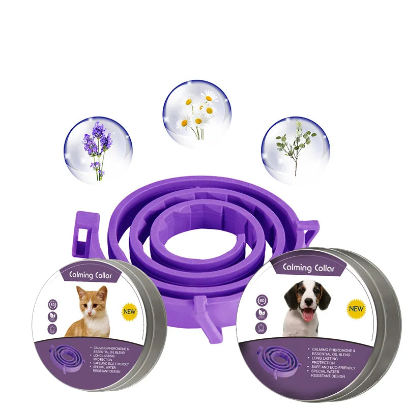 Pet Calming Collar For Cats Dogs