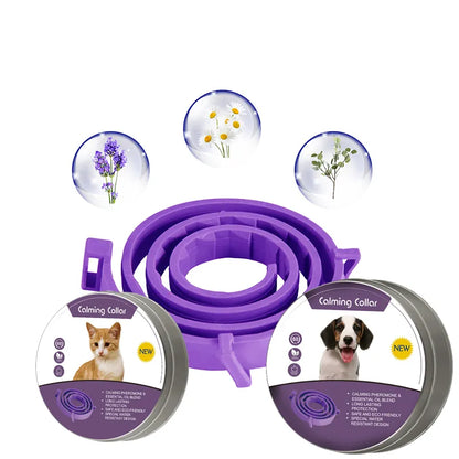 Pet Calming Collar For Cats Dogs