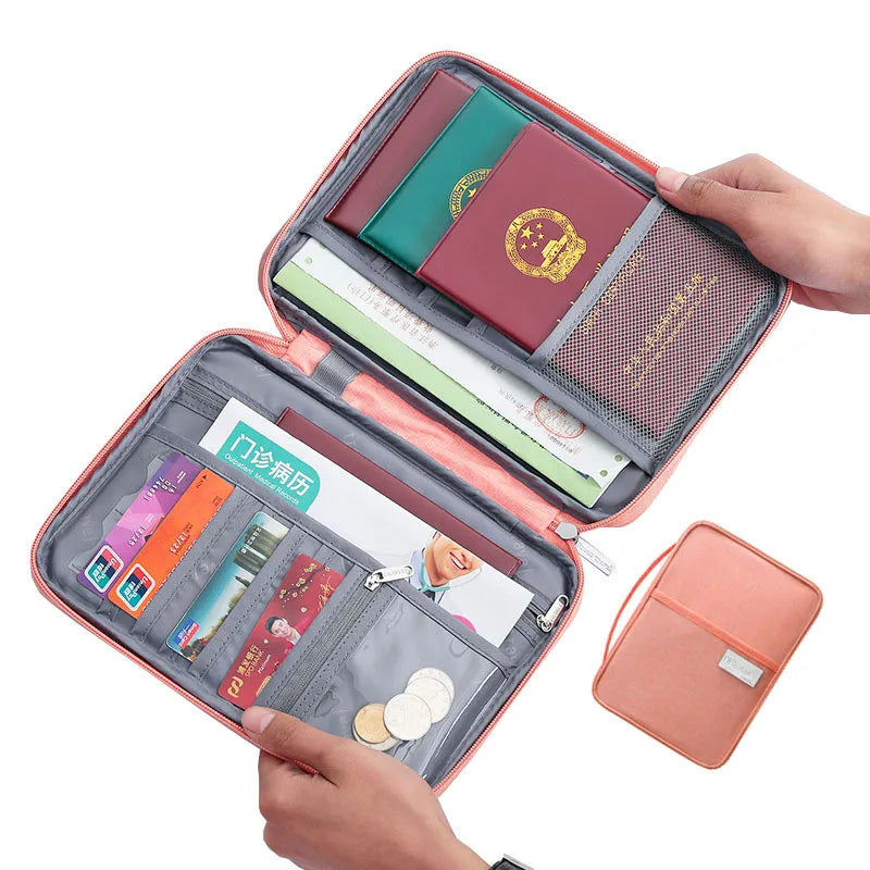 Travel Wallet Family Passport Holder