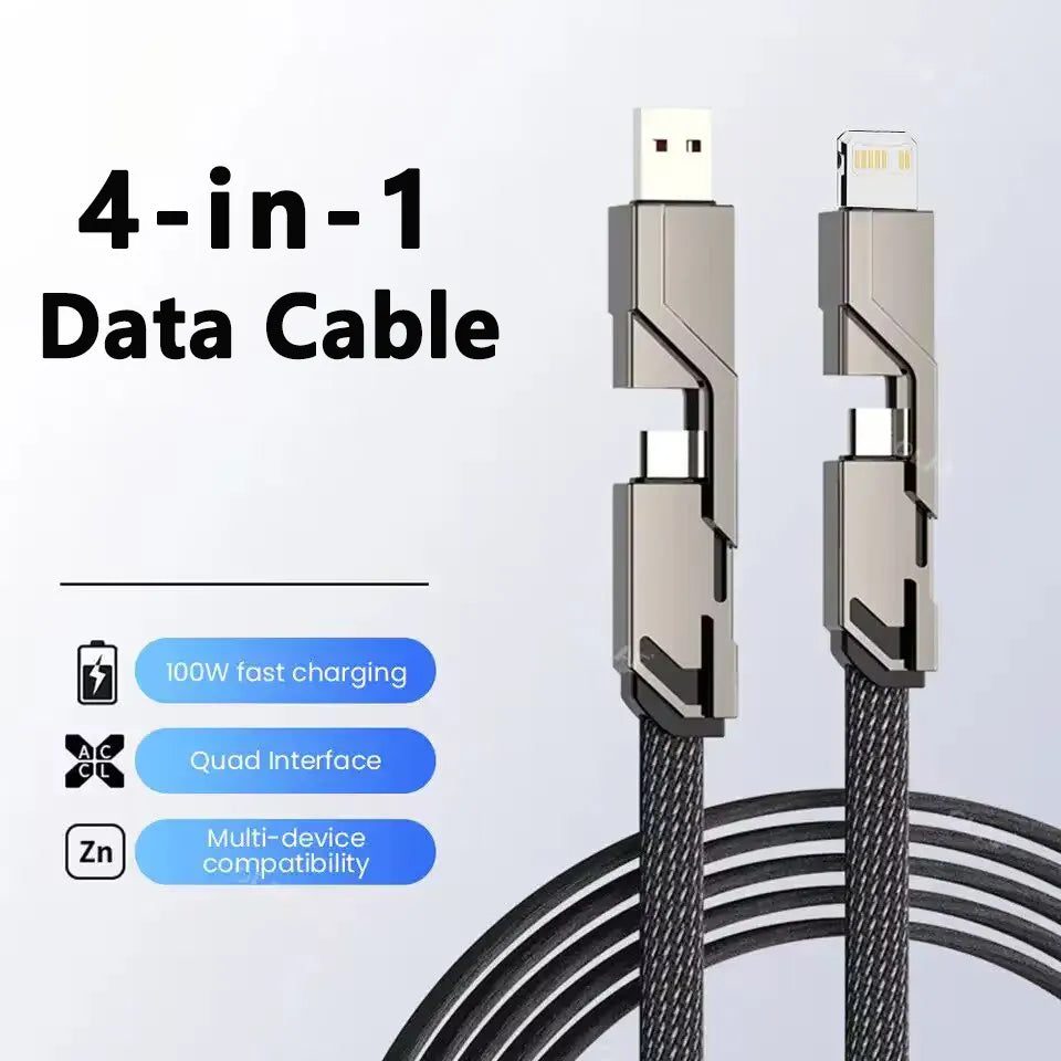 4 in 1  Fast Charging Cable